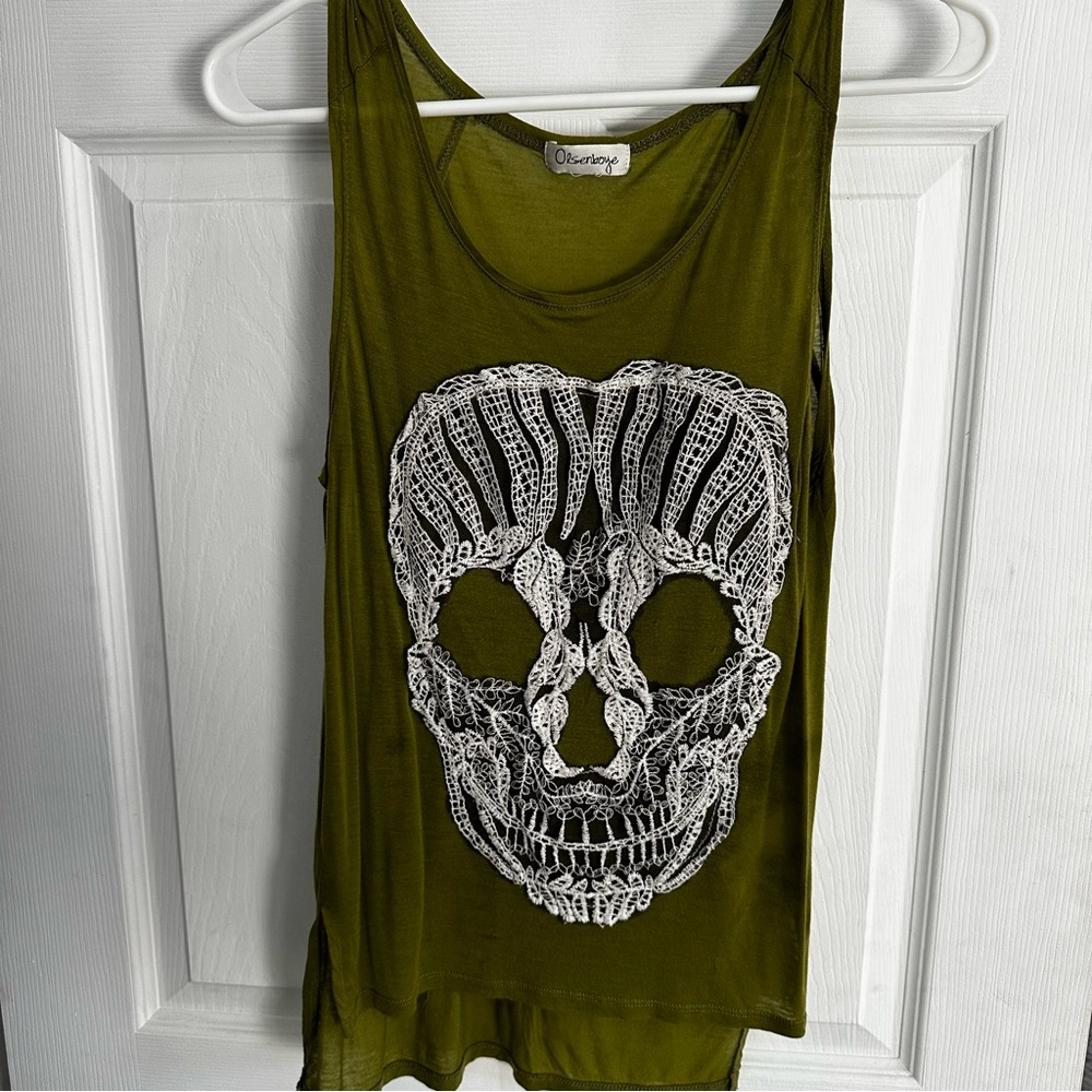 Olsenboye skull tank top